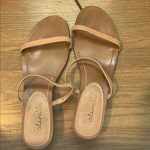 Soludos Tan Minimalist Sandals